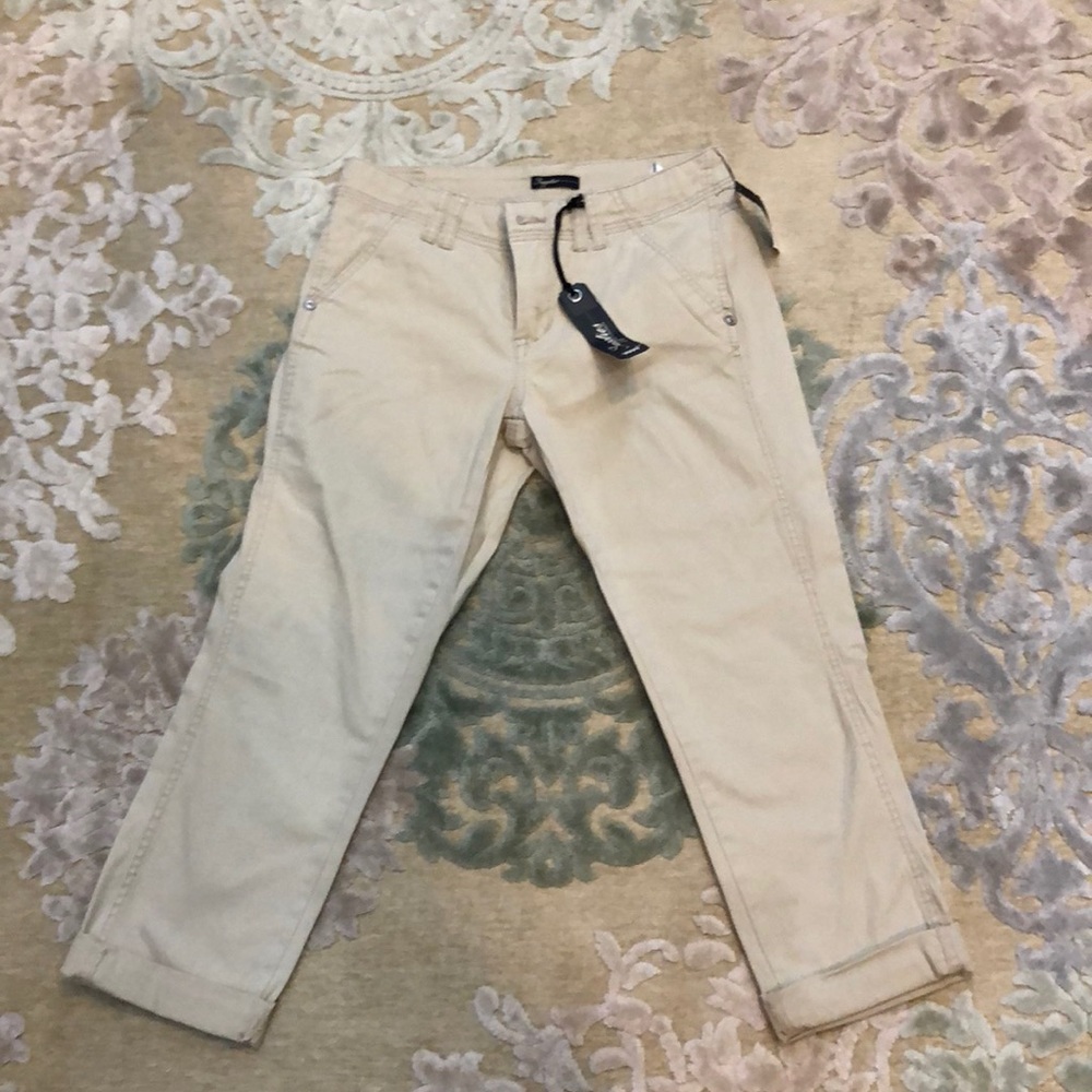 Khaki Capris